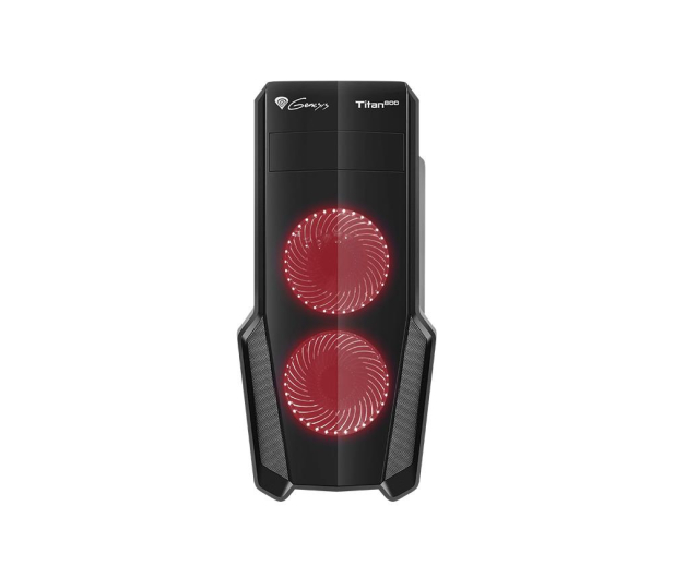NATEC Obudowa Genesis Titan 800 USB 3.0 z oknem czerwone podświetlenie NPC-1128 - 413153 - zdjęcie 2